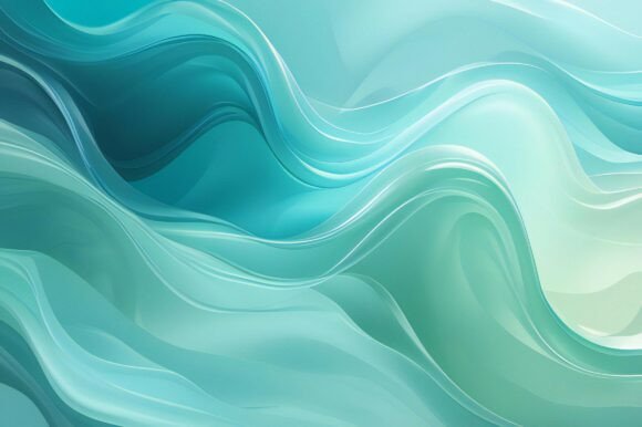 A Blue and Green Wavy Fabric: A Versatile Design Element for Modern Creativity