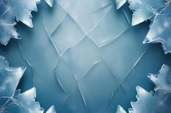 A Broken Glass with Many Cracks