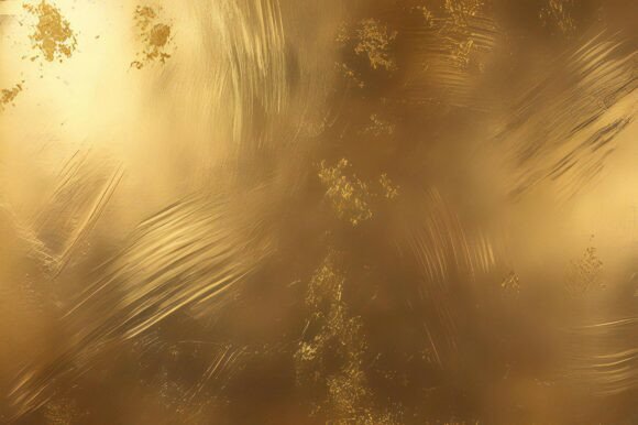 A Gold Colored Surface with Streaks