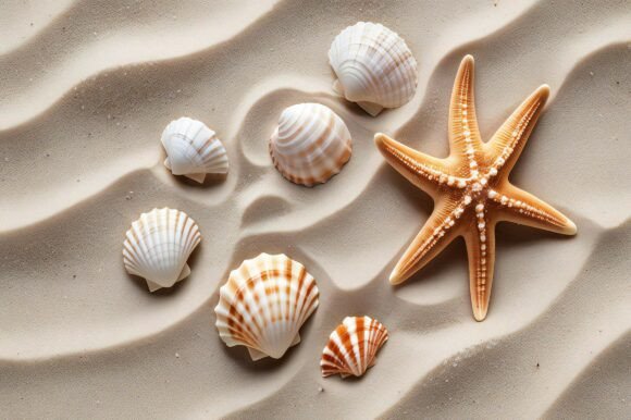A Group of Seashells and Starfish: Strategic Use for Creative Projects