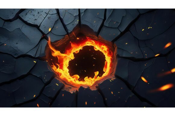A Hole in a Rock: A Unique Background Image for Creative Projects