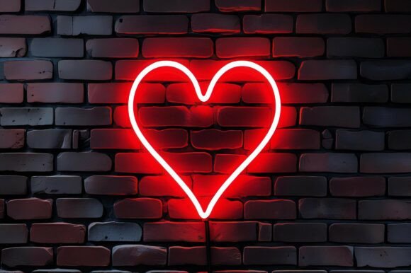 A Red Heart Shaped Neon Sign as a Creative Catalyst