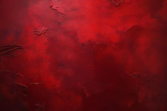 A Red Wall with a Rough Surface