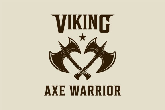 Cross Viking Ax Logo Vector Vintage: A Timeless Symbol for Modern Creativity