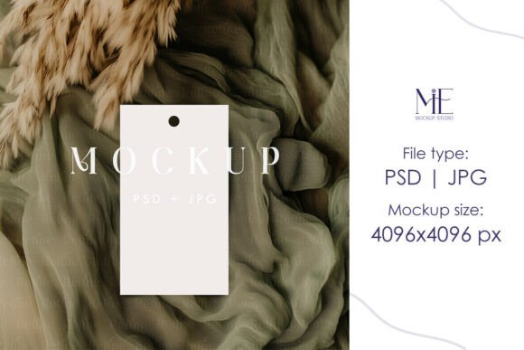 Enhance Your Creative Projects with Favor Tag Mockup, Gift Tag Mockup White