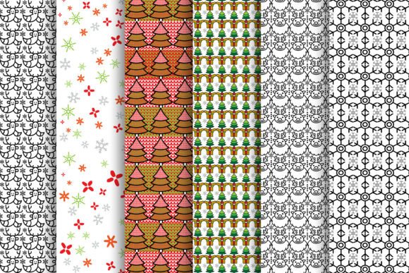 Merry Christmas Pattern Wrapping Paper