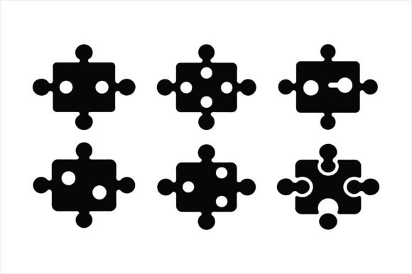 Single Puzzle Piece Vector Icon Bundle: A Versatile Design Solution for Every Need