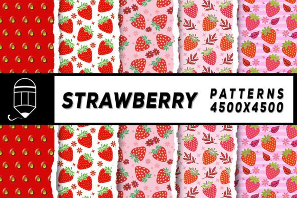 Strawberry Digital Papers Patterns: A Creative Powerhouse for Designers and Enthusiasts